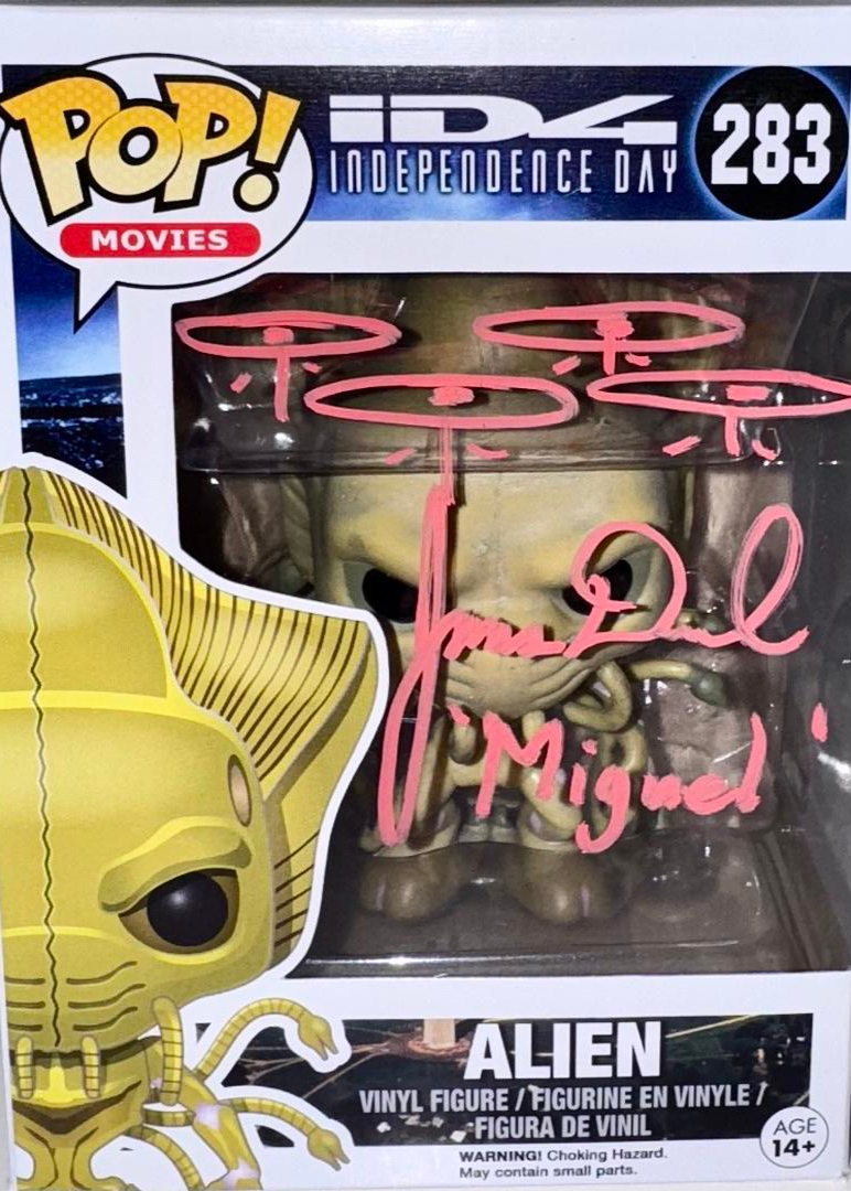 James Duval Signed Funko Pop #283 (Independence Day) w/Inscription - SWAU #02